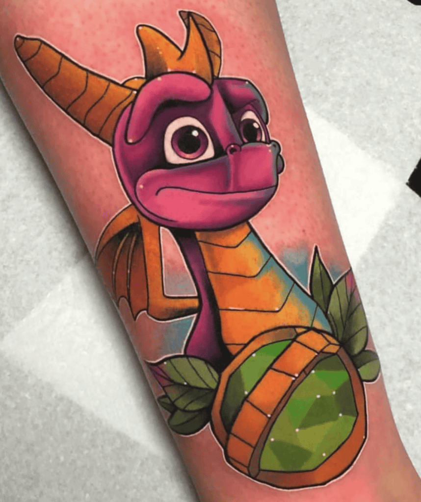 Orbs and Spyro Tattoo