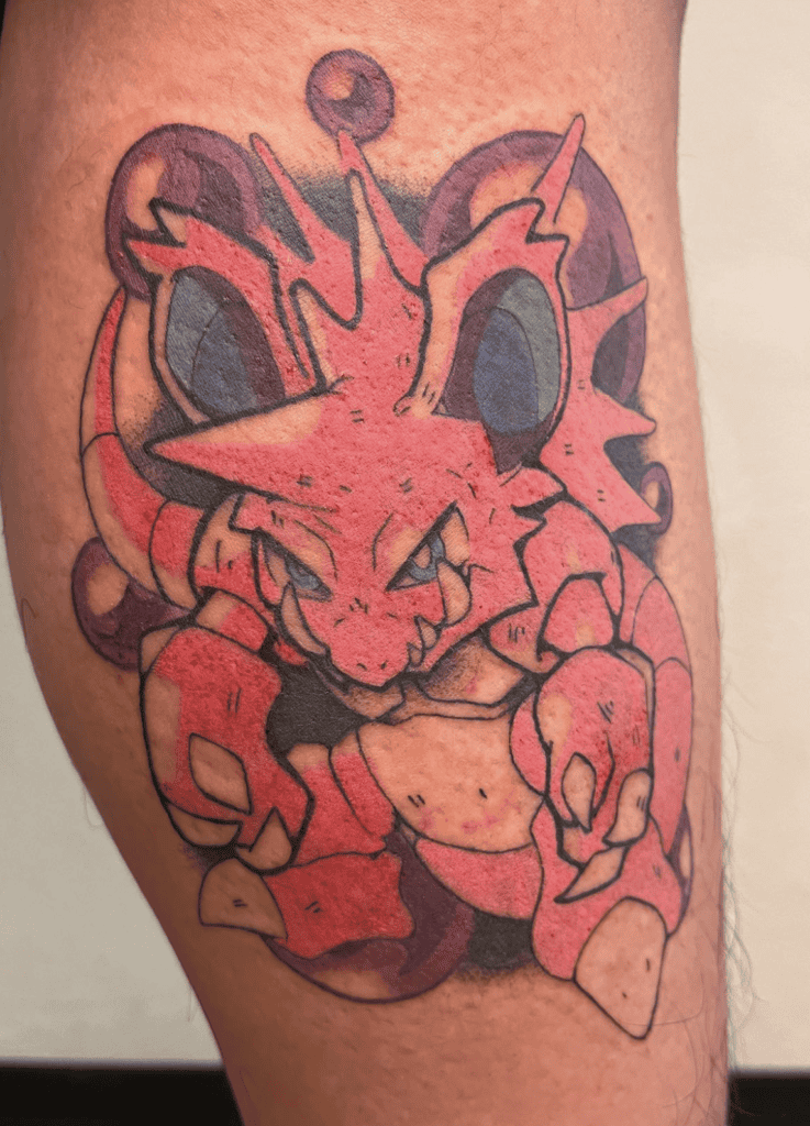 Pinkan Island Nidoking Pokémon Anime Tattoo