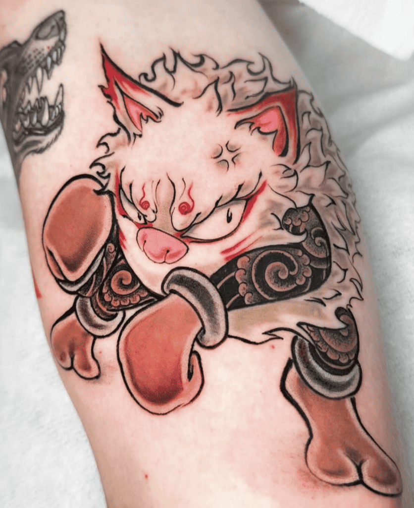 Pokémon Primeape Monkey Tattoo
