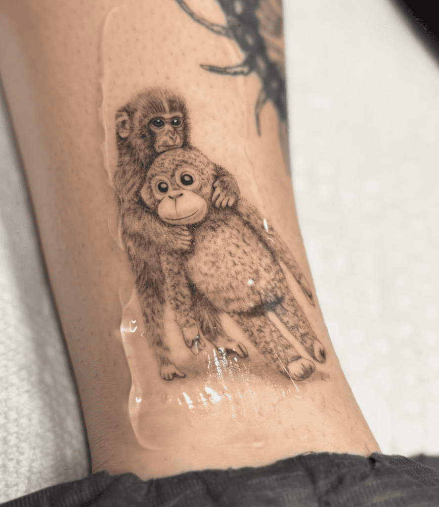 Punch Monkey Tattoo