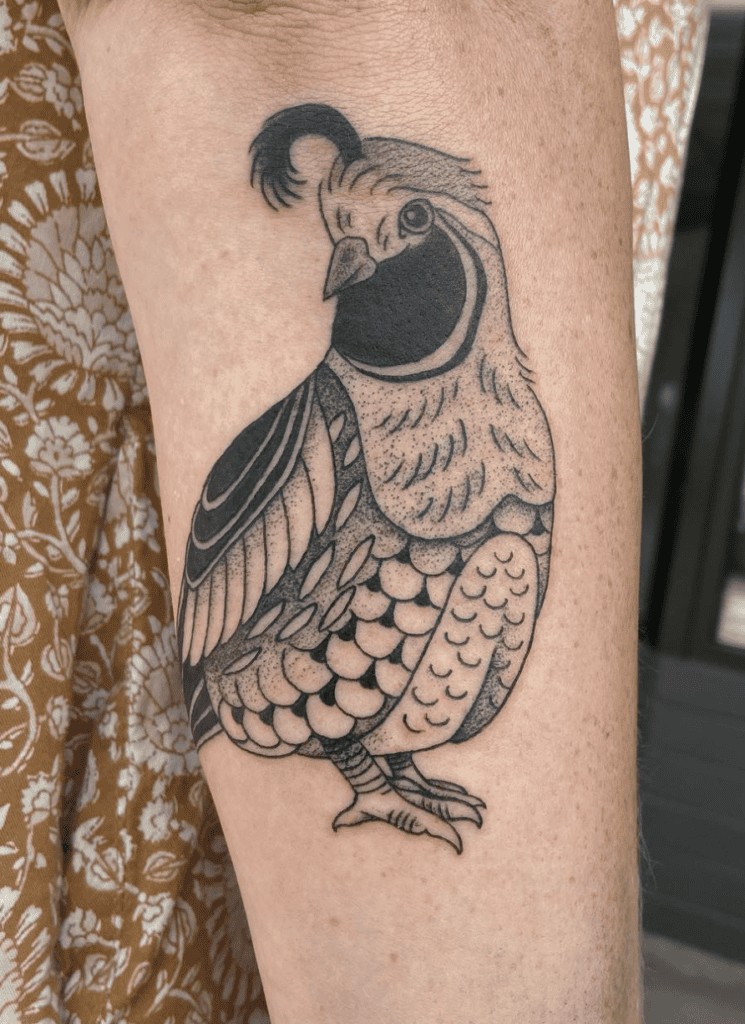 Quail Tattoo