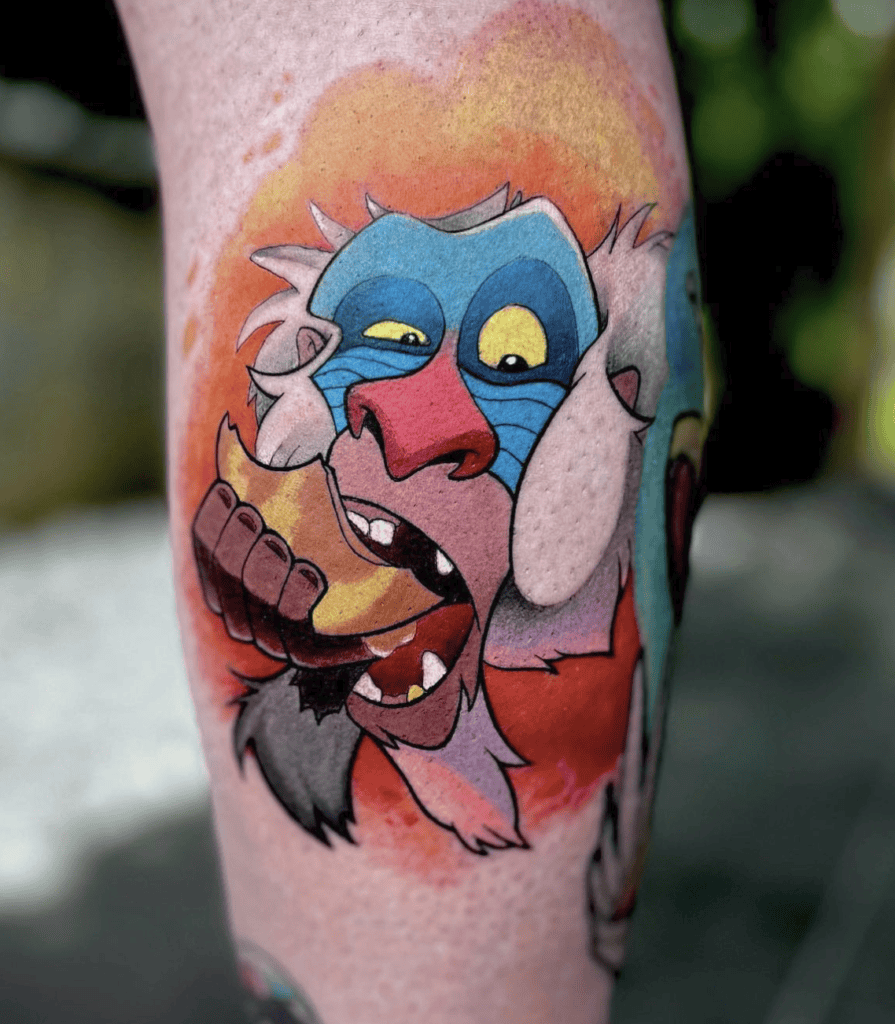 Rafiki Eat Monkey Tattoo