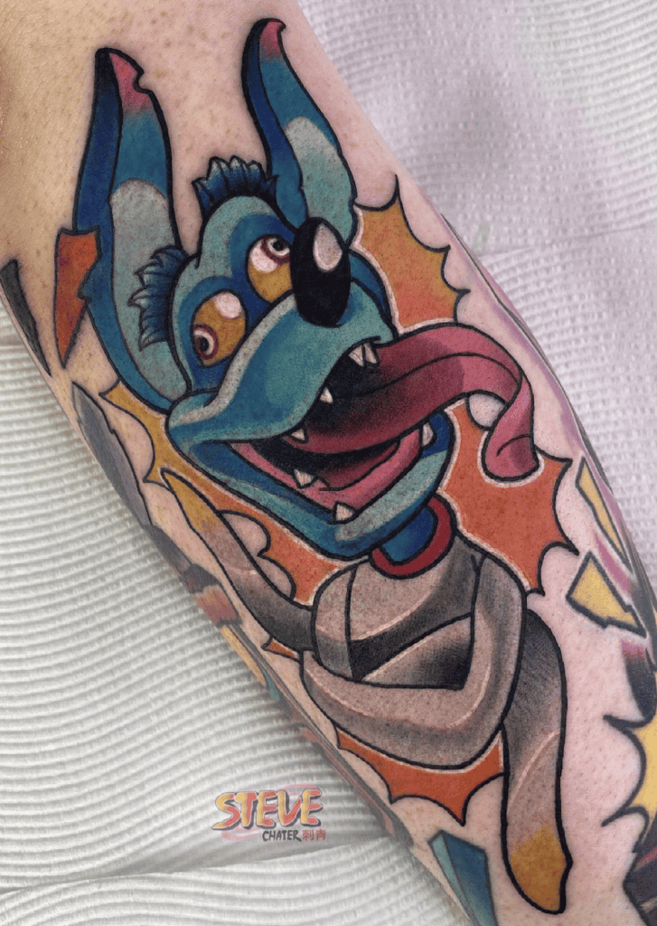 Ripper Roo Crash Bandicoot Tattoo