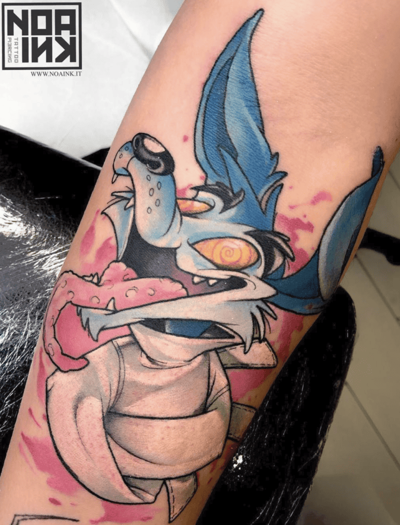 Ripper Roo Happy Crash Bandicoot Tattoo
