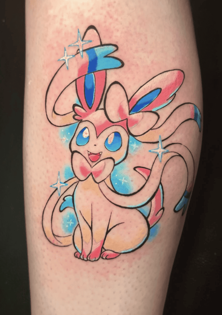 Serena’s Sylveon Pokémon Anime Tattoo