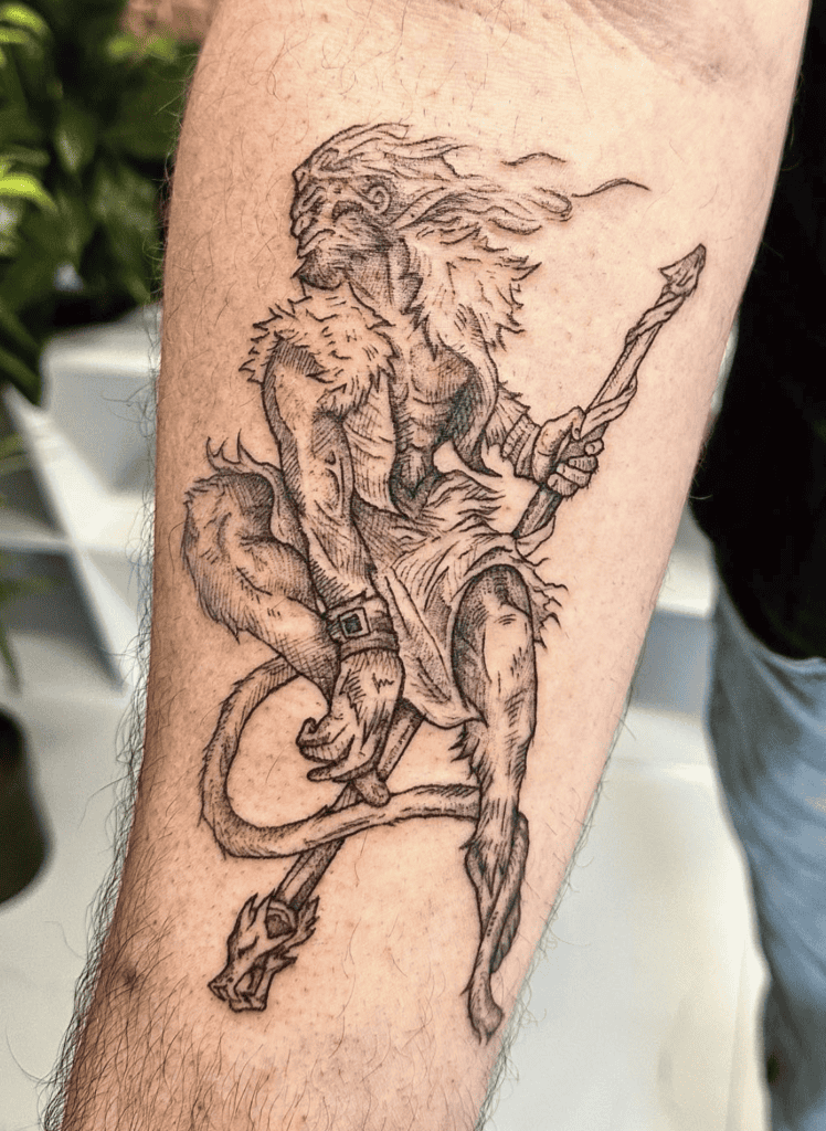Son Wukong Alt Monkey Tattoo