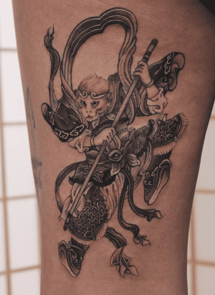 Son Wukong Myth Monkey Tattoo