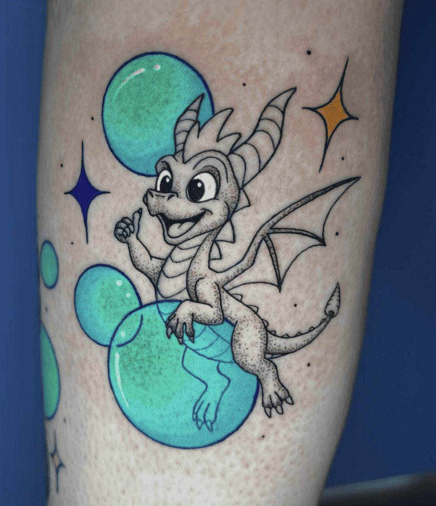 Spyro Bubble Tattoo