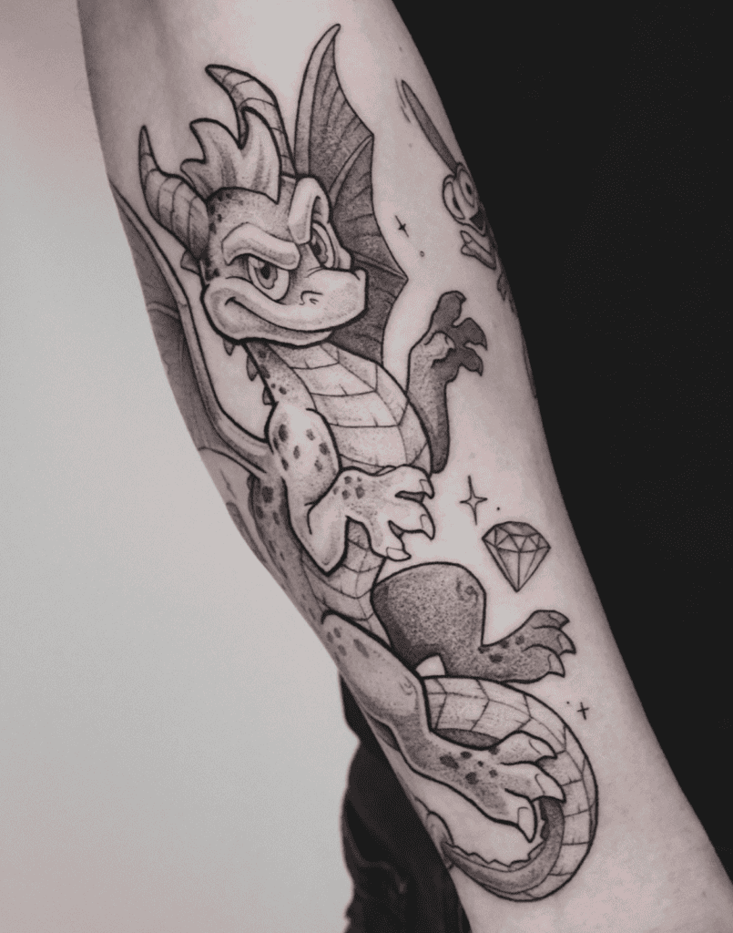 Spyro Fly Tattoo