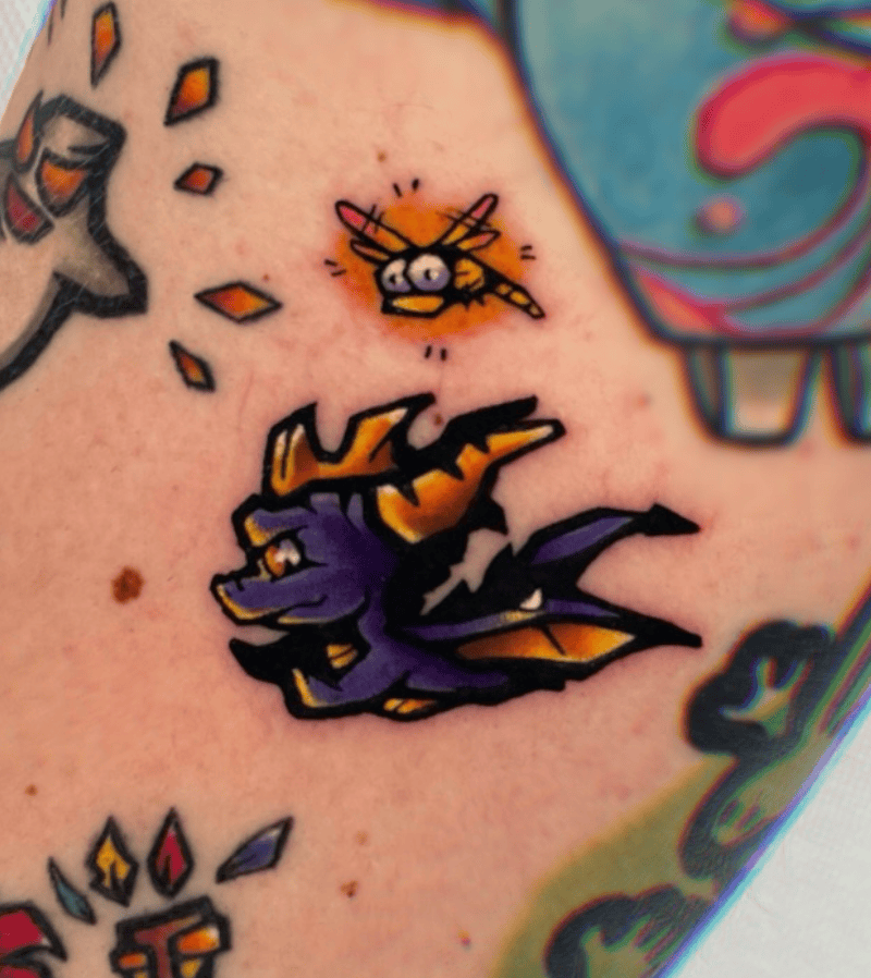Spyro Small Tattoo