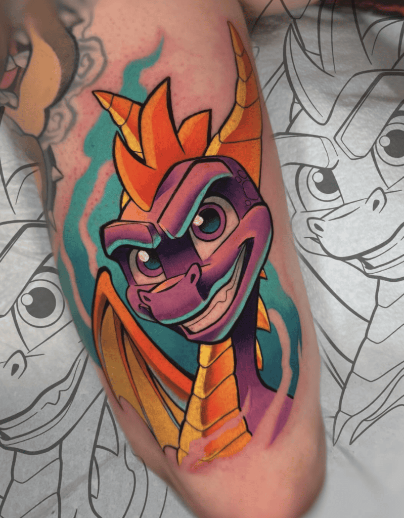 Spyro Smile Tattoo