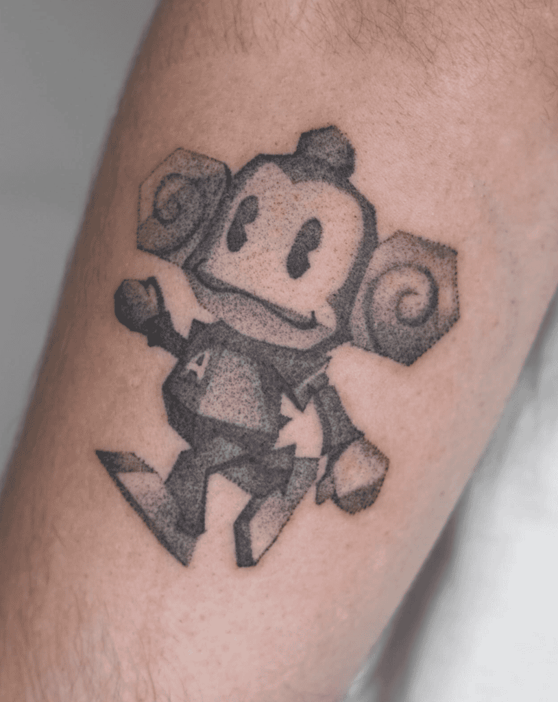 Super Monkey Ball Monkey Tattoo
