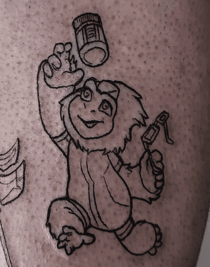 Winston Baby Ape Tattoo