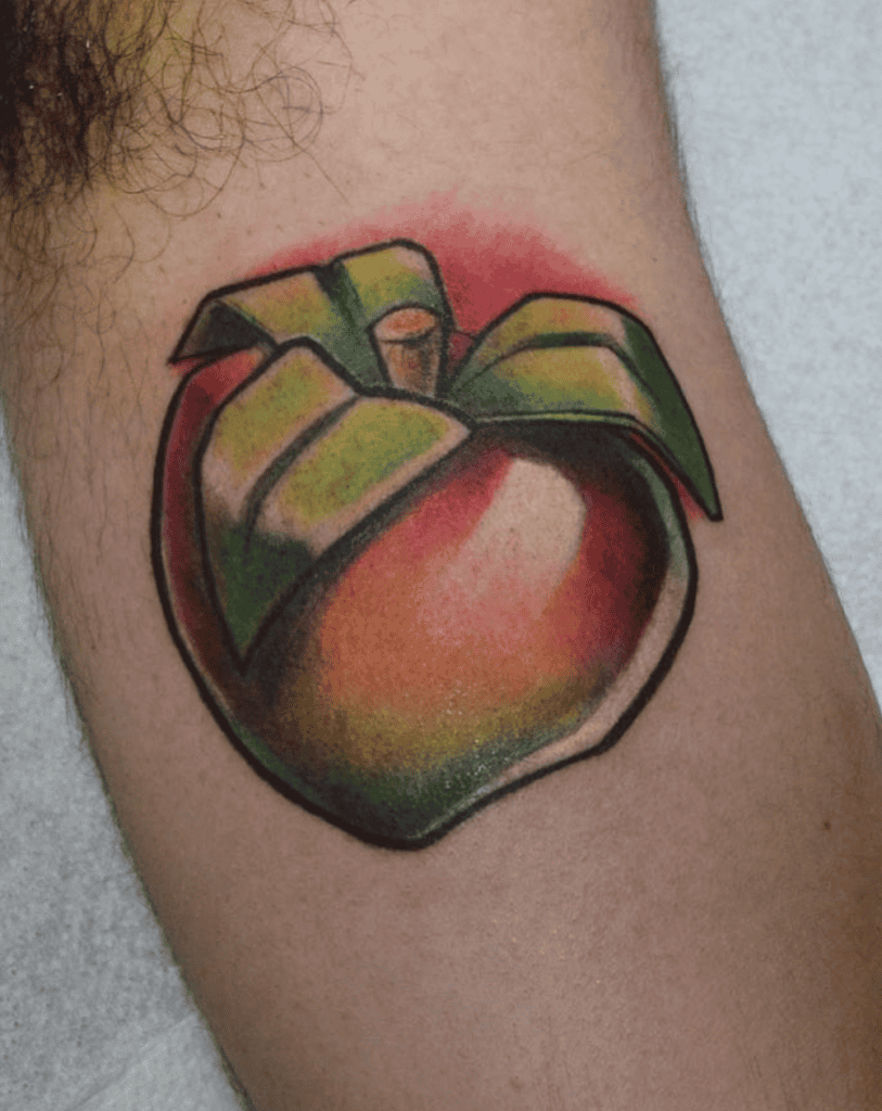 Wumpa Crash Bandicoot Tattoo