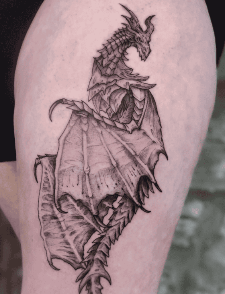 Aludin Dragon Tattoo
