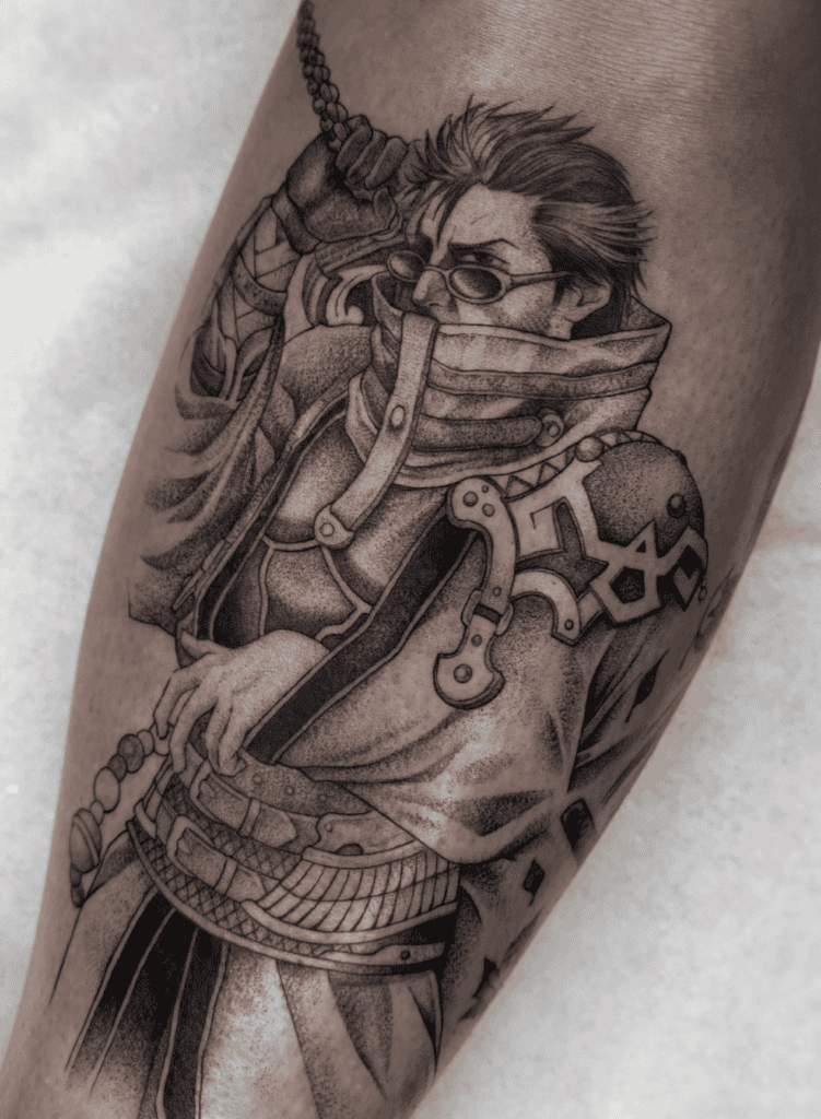 Auron Final Fantasy Tattoo