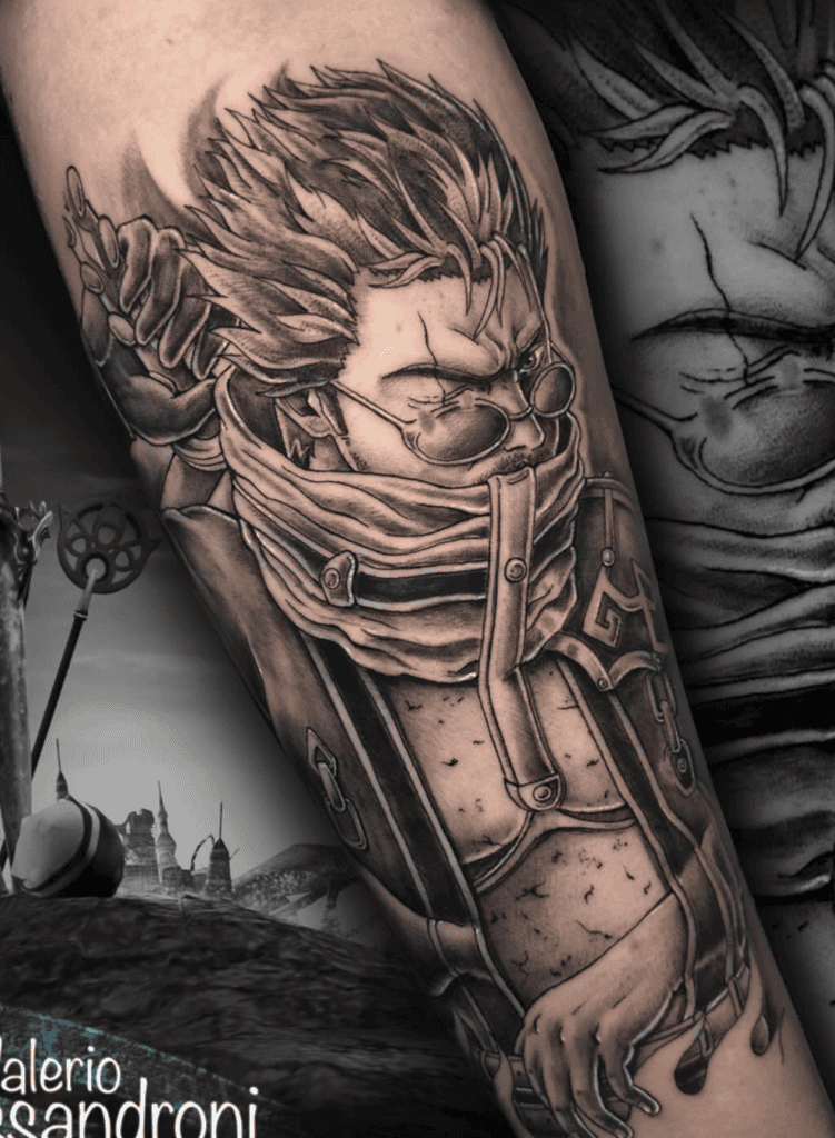 Auron Sword Final Fantasy Tattoo
