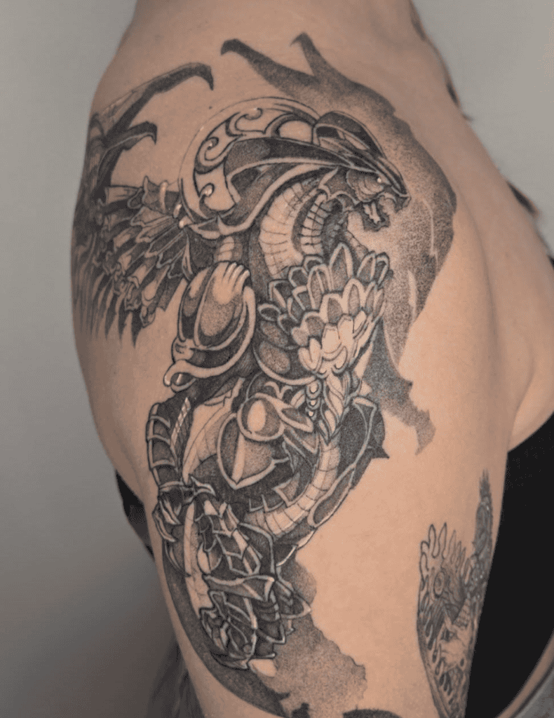 Bahamut Final Fantasy Tattoo