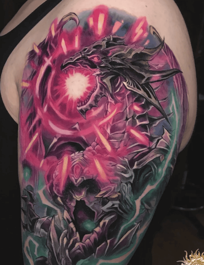 Bahamut Power Final Fantasy Tattoo