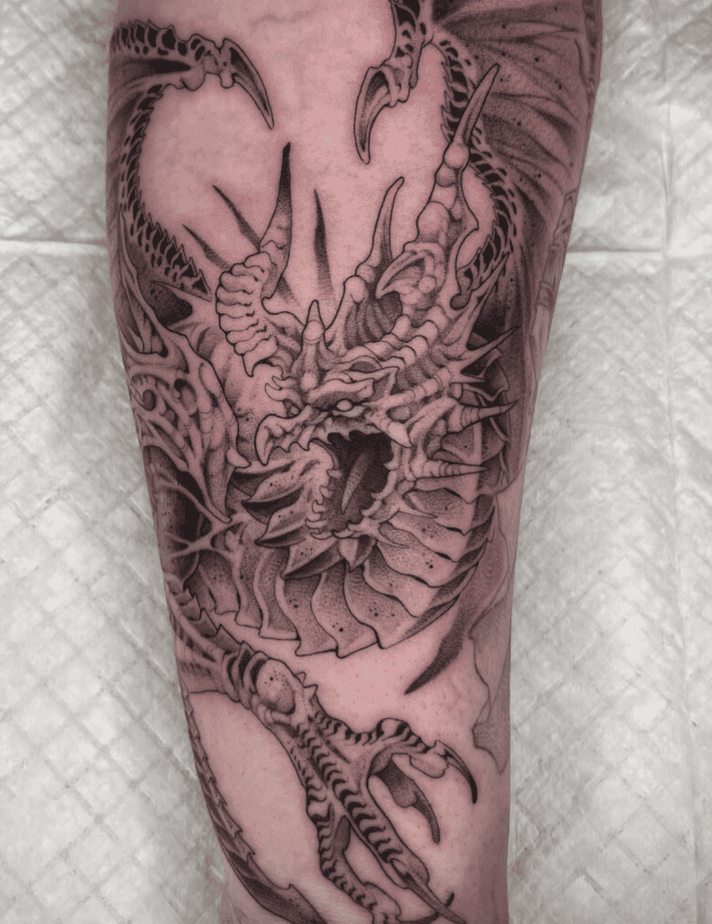 Bahamut Summon Final Fantasy Tattoo