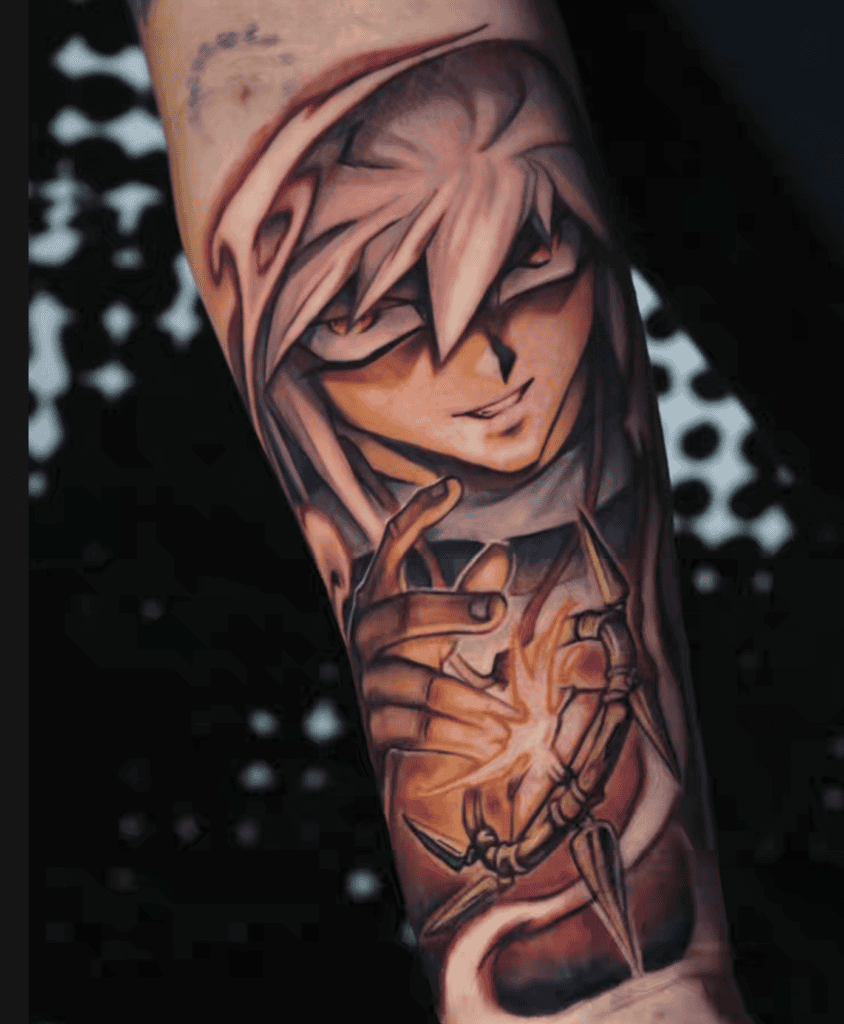 Bakura Ryou Dark Yu-Gi-Oh! Tattoo