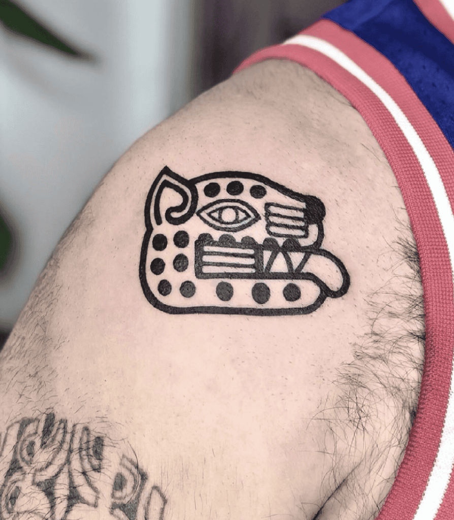 Balam Glyph Mayan Mythology Tattoo