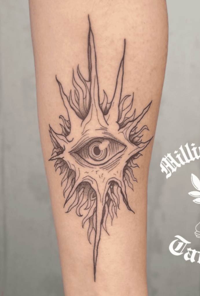 Balor of the Evil Eye Celtic Mythology Tattoo