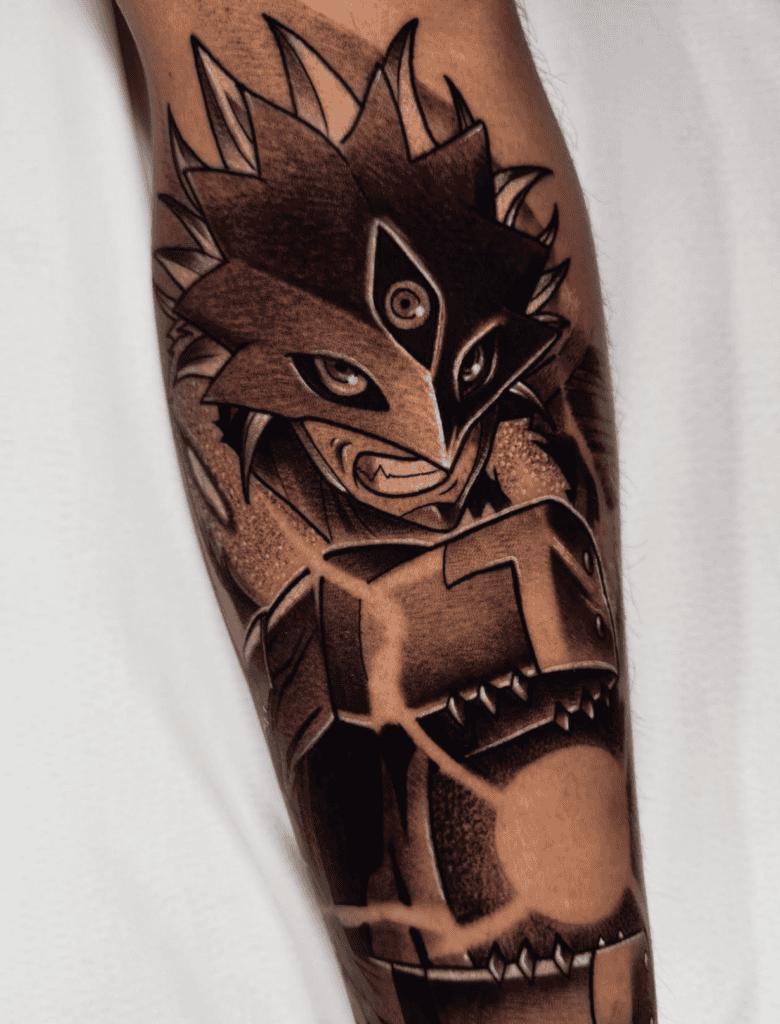Beelzemon Digimon Tattoo
