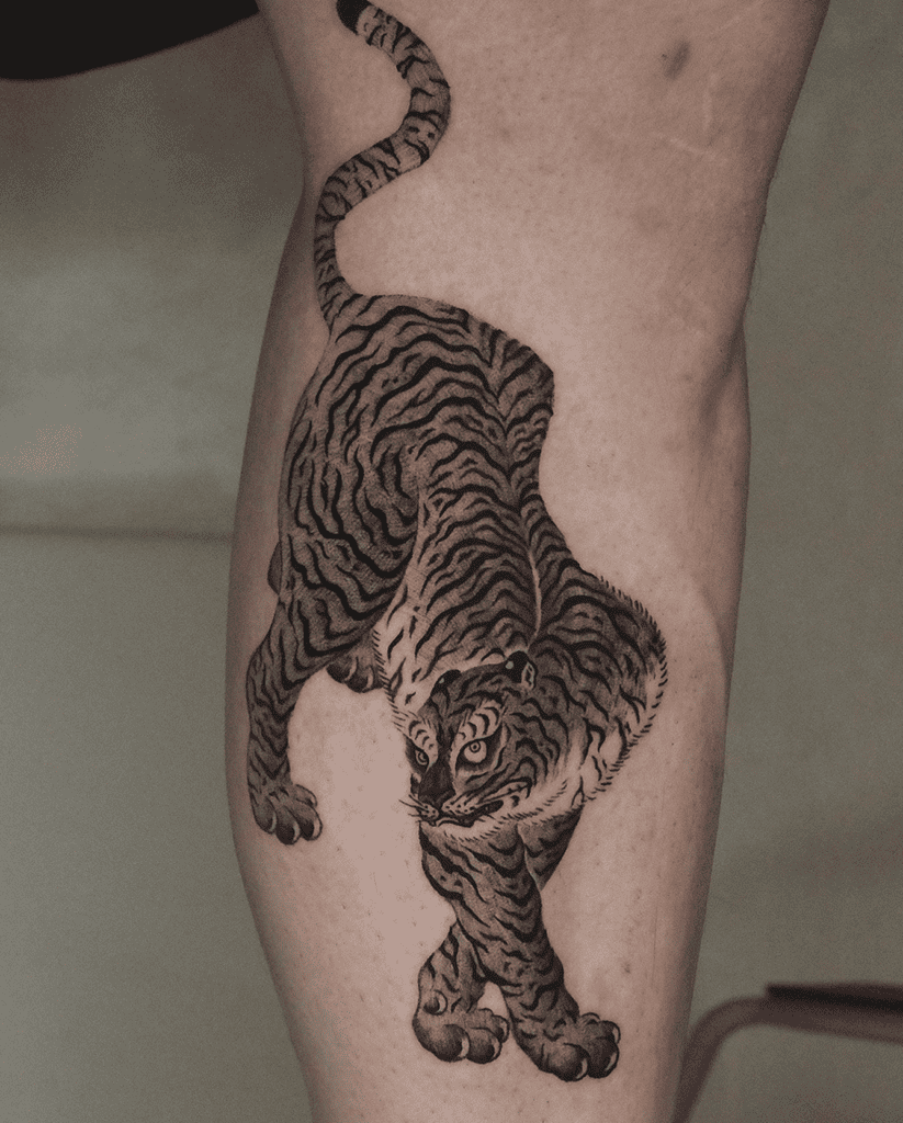Bengal Tiger Art Tattoo