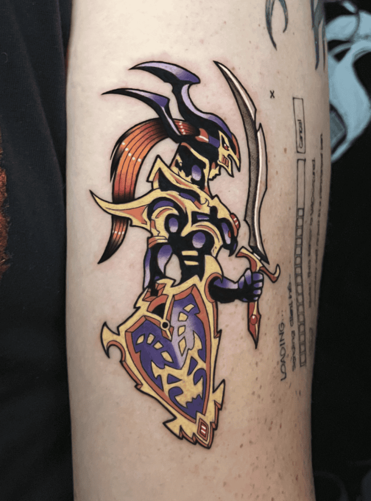 Black Luster Soldier Card Yu-Gi-Oh! Tattoo