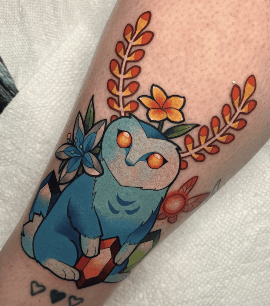 Blupee Flowers Legend of Zelda Tattoo