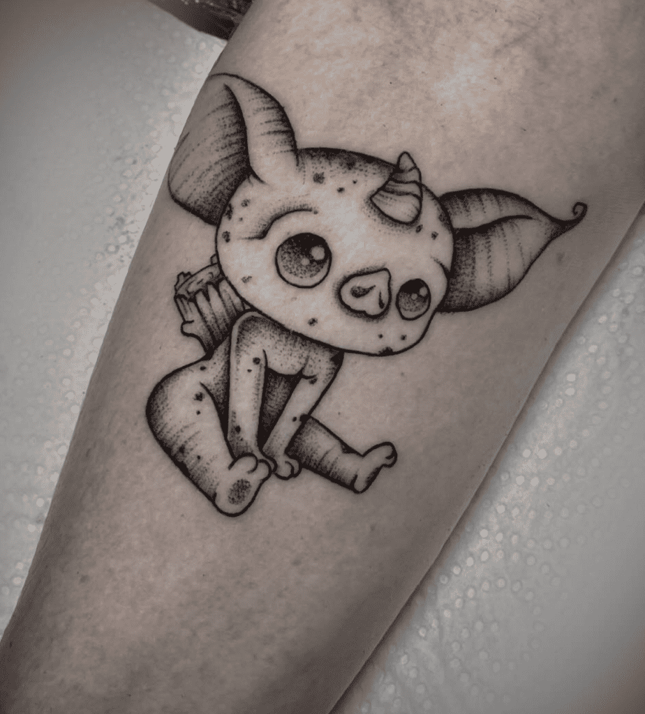 Bokoblin Baby Legend of Zelda Tattoo