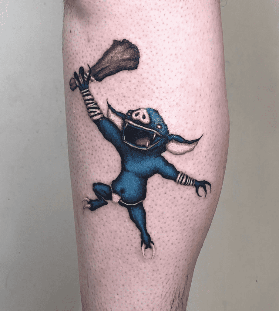 Bokoblin Blue Legend of Zelda Tattoo