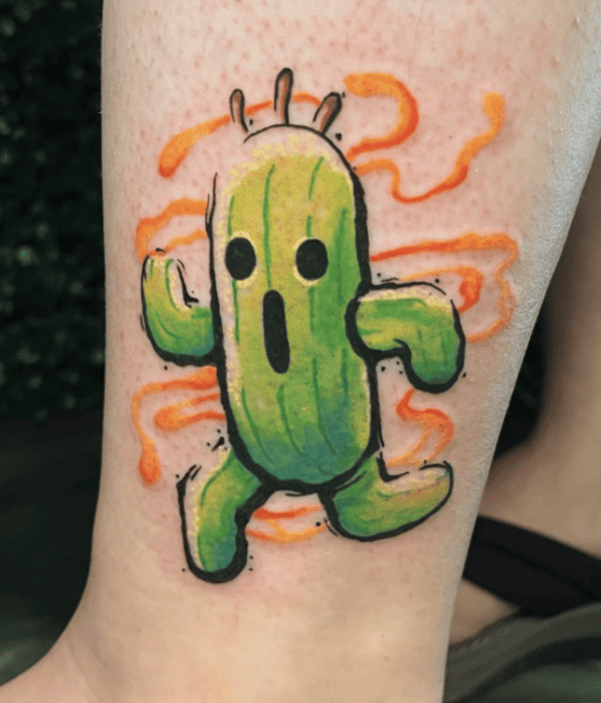 Cactuar Final Fantasy Tattoo