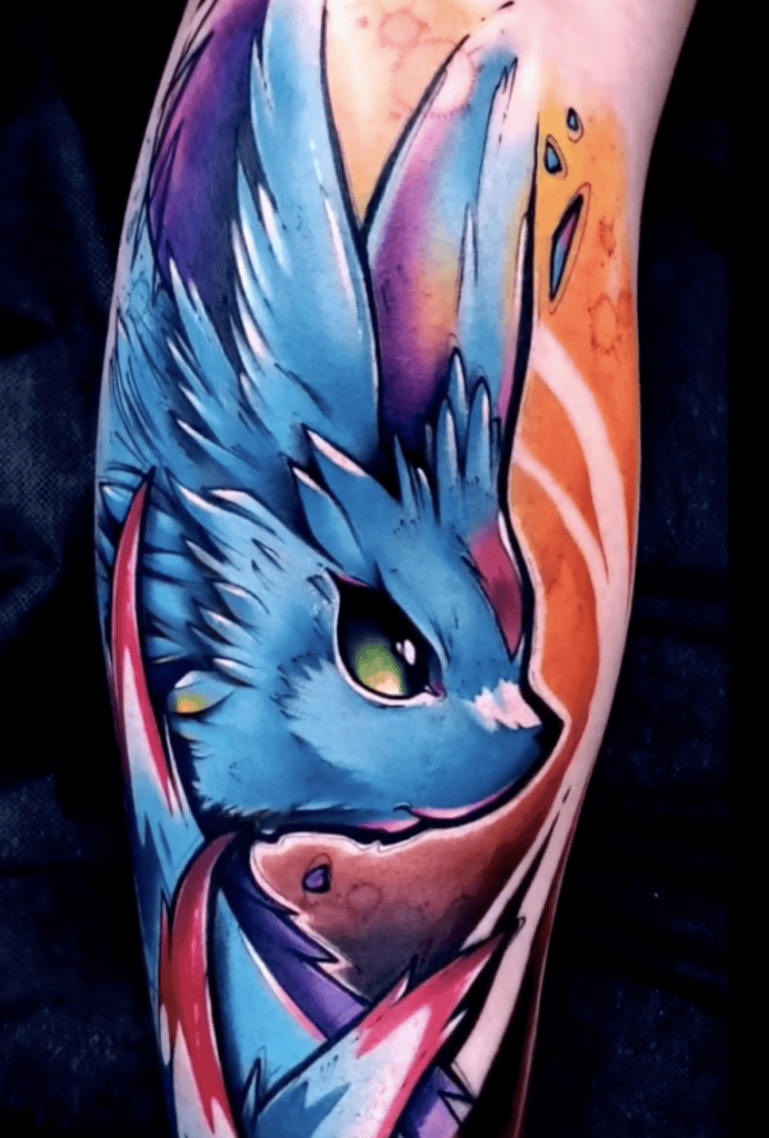 Carbuncle Final Fantasy Tattoo