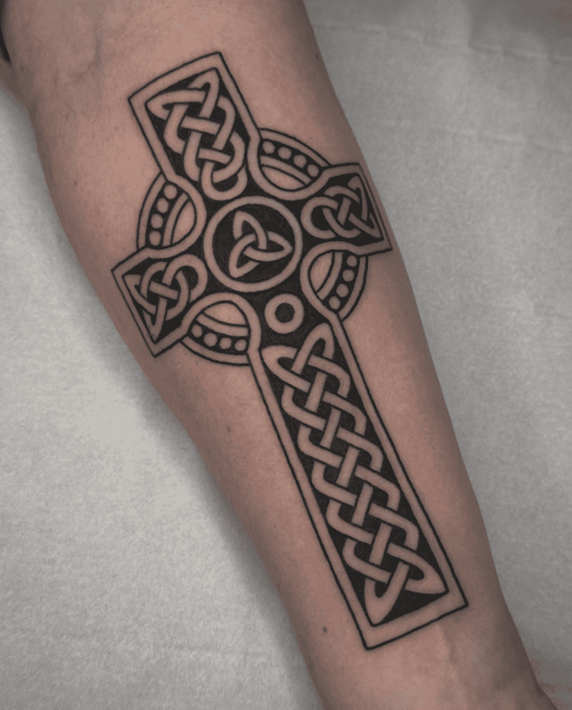 Celtic Cross Celtic Mythology Tattoo