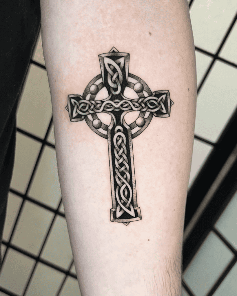 Celtic Cross Knot Celtic Mythology Tattoo