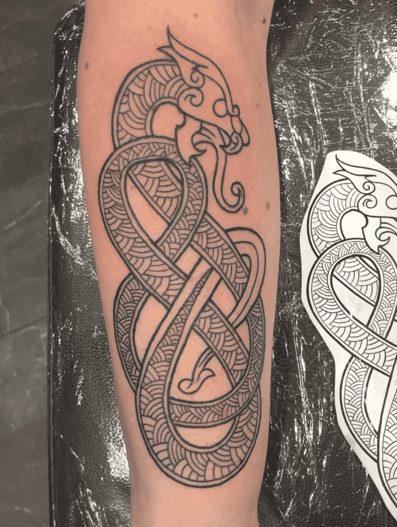 Celtic Dragon Tattoo