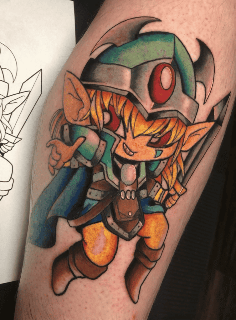 Celtic Guardian Chibi Yu-Gi-Oh! Tattoo