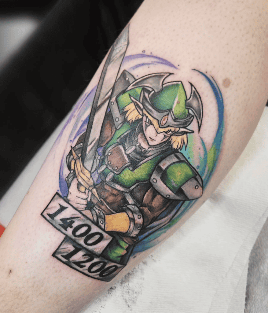 Celtic Guardian Stats Yu-Gi-Oh! Tattoo