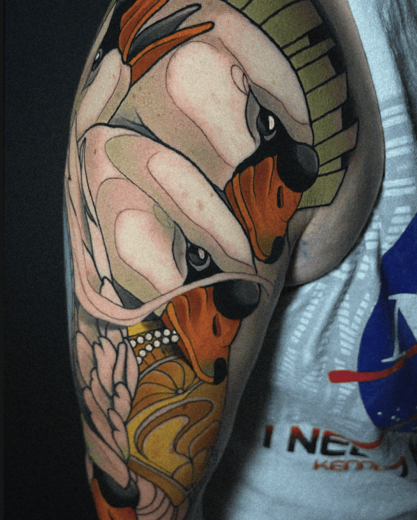 Children of Lir Celtic Mythology Tattoo