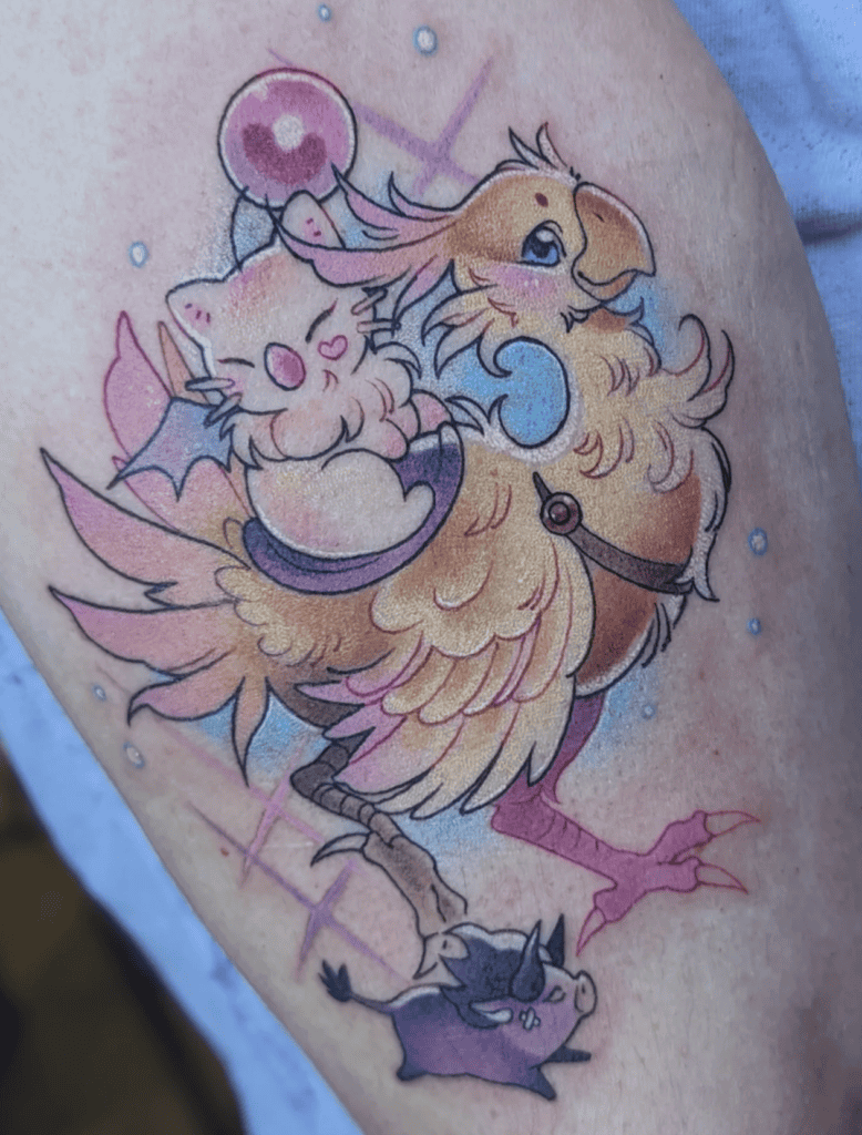 Chocobo Cute Final Fantasy Tattoo