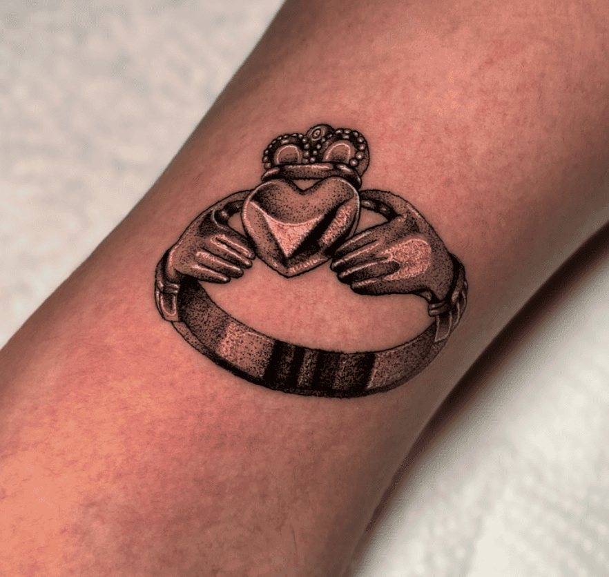 Claddagh Ring Celtic Mythology Tattoo