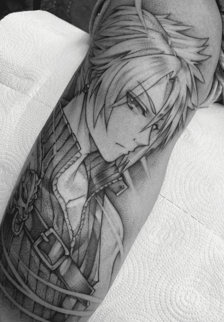 Cloud Strife Final Fantasy Tattoo