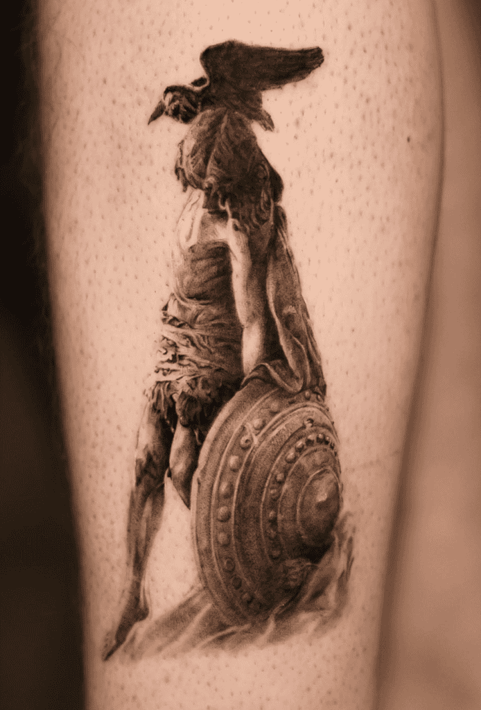 Cú Chulainn Death Celtic Mythology Tattoo