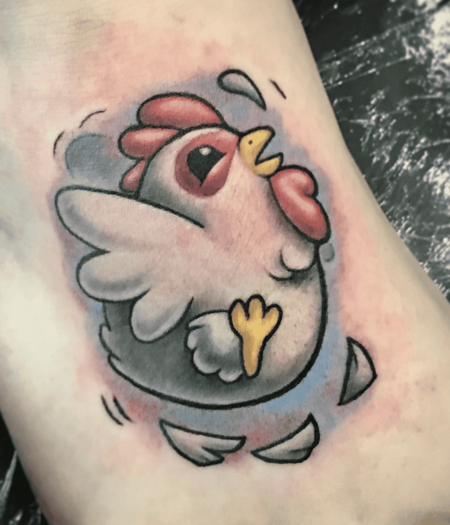 Cucco Fly Legend of Zelda Tattoo