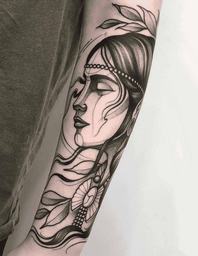 Danu Celtic Mythology Tattoo