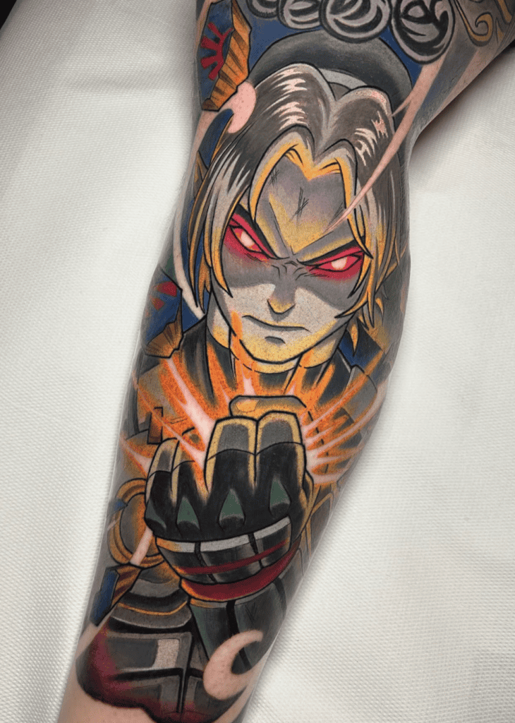Dark Link Angry Legend of Zelda Tattoo