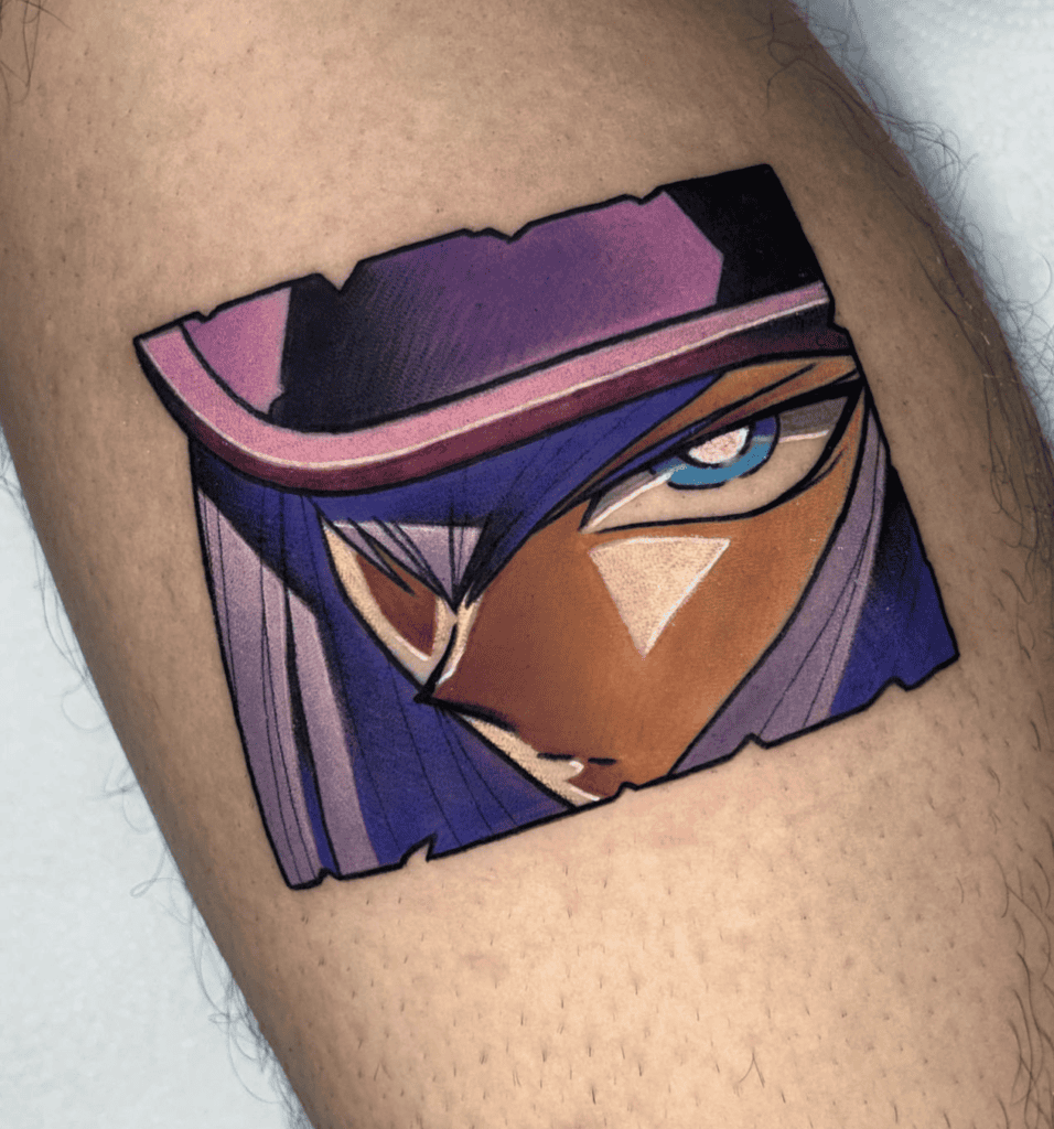 Dark Magician Frame Yu-Gi-Oh! Tattoo