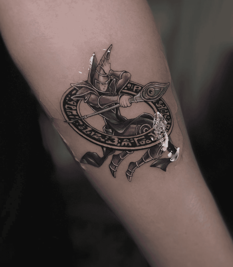 Dark Magician Ring Yu-Gi-Oh! Tattoo